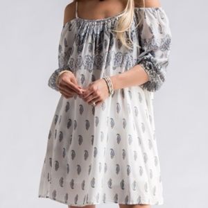 Babydoll Paisley Dress
